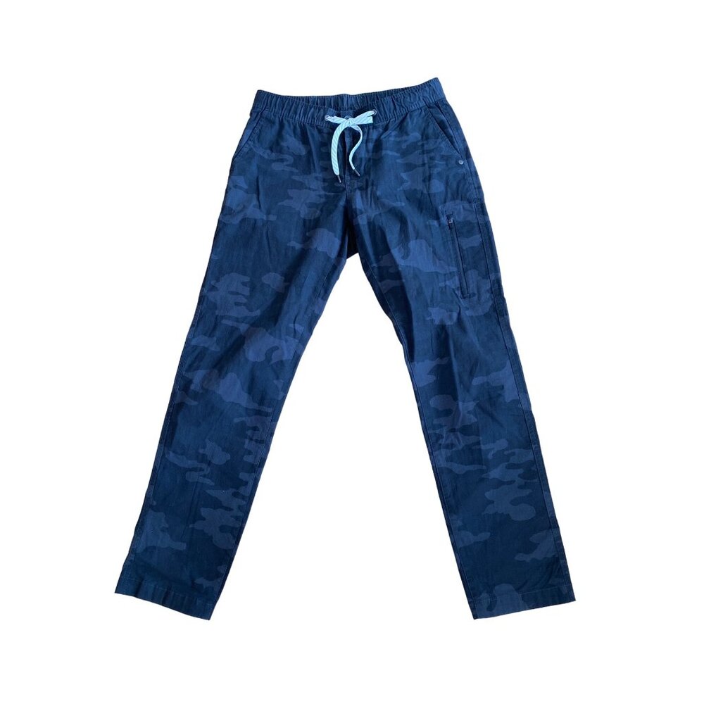 Vuori Pants Women S Ripstop Organic Cotton Stretch Pockets Gray Charcoal  Camo H - Picture 5 of 9